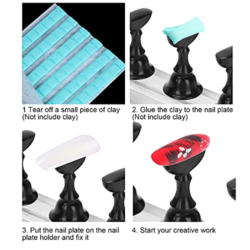 Soporte Magnético para Práctica de Arte en Uñas Acrílicas miniatura 7