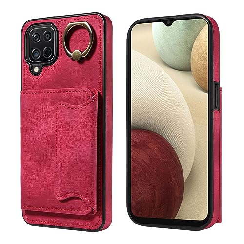 Coque portefeuille Samsung Galaxy A12 4G antichoc avec double aimant