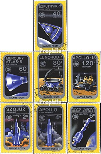 Prophila Collection Ungarn 3046A-3052A (kompl.Ausg.) 1975 Raumfahrtunternehmen (Briefmarken für Sammler) Weltraum
