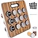 Amzeeniu Especiero,Estantería para Especias con 12 tarros de Especias,portátil Especiero Cocina,Soportes para Botes de Especias,Organizador Multiuso para Especias Fácil de Organizador Especias
