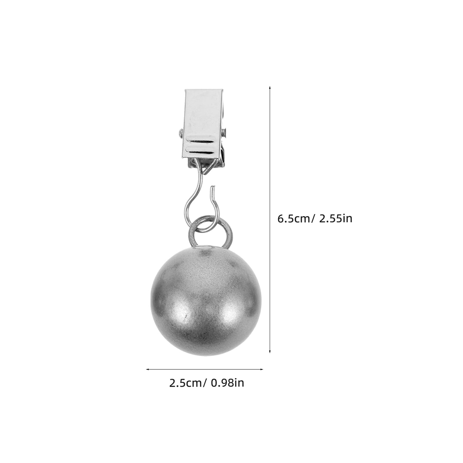 VALICLUD 8 Clip Fermatovaglie in Acciaio Resistente Peso a Sfera Morsetti Porta Tovaglie Antivento per Tavoli da Esterno Resistenti per Picnic Campeggio e Feste All’Aperto