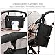 Bebamour tragbare Wickelpolster mit Wischtuchtasche Reisen Baby Wickelpolster mit Kopfpolster Baby wasserdicht Wickelpolster für Neugeborene Unentbehrlich,All Black