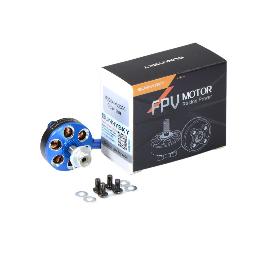 VIDOO R2204 2204 silnik bezszczotkowy 2300KV 3-4S do drona RC FPV Racing Multi Rotor - czarny i niebieski