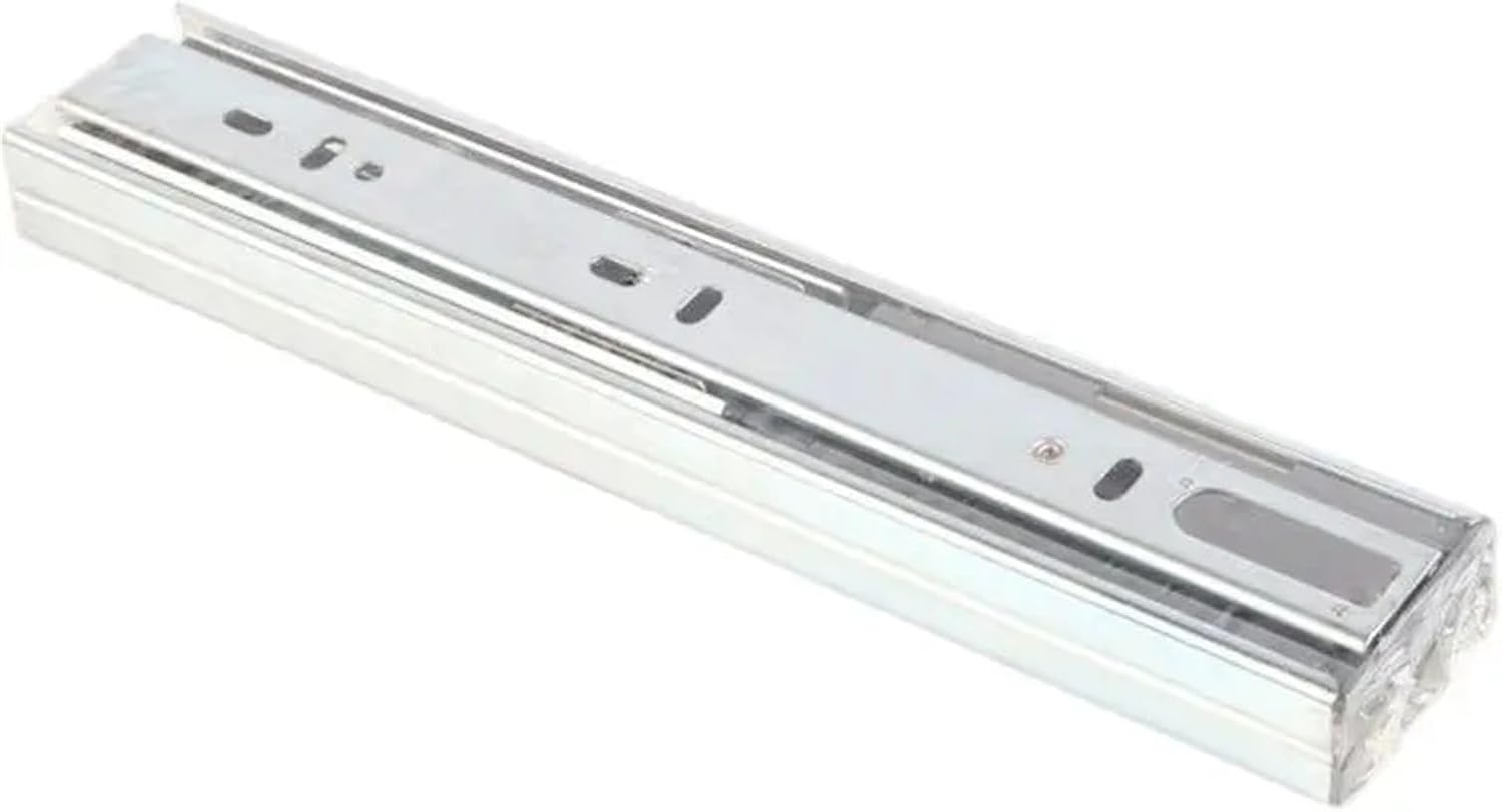 Heavy Duty Drawer Slides Damping Three-Section Rail Drawer Hydraulic Buffer Cabinet Wardrobe Hardware Accessories(16 inches 40cm)