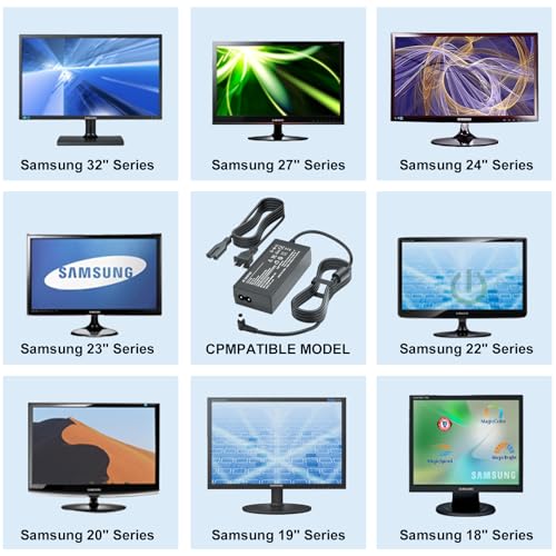 Zosam DC 14V 3A Monitor Charger Compatible with Samsung A2514_MPNL BN44-00917A/BN44-00917D A2514-FPN/A2514-RPN BN44-00989A Power Adapter S24D360HL S24D390HL LS24F350HNXZA Power Core by Zosam - Image 4