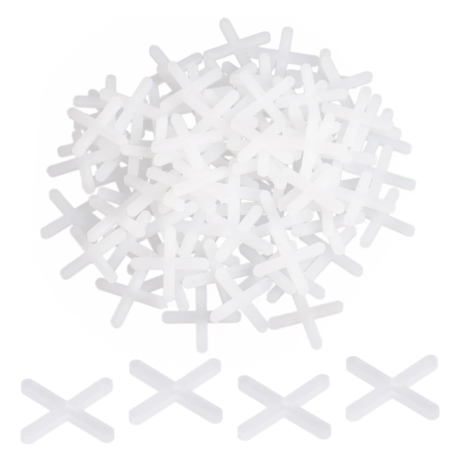 1000 croci per piastrelle, in plastica, 3 mm, per piastrelle da parete