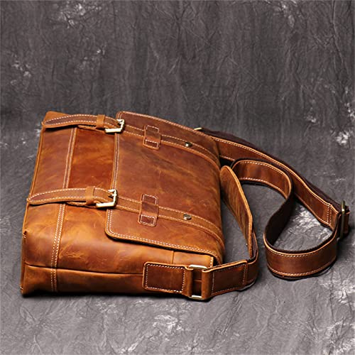 Casual Shoulder bag Men Vintage Men's Bag Leather Men's Messenger Bag Man Purse4