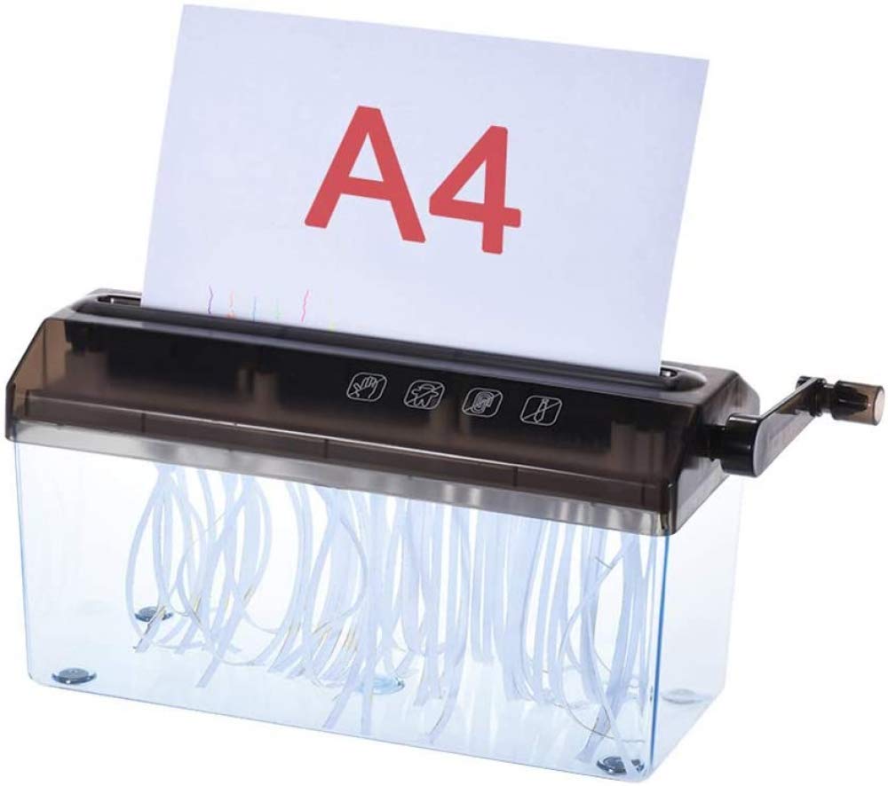 Trituratore Manuale A4 Paper Mini Trituratore Portatile Di Documenti Tagliato a Mano Strumenti Per Ufficio Da Taglio Cancelleria