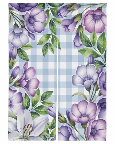 Ɣ̉ ̂ t̐A ΂̗t ʉ `FbN  ډB UV gJ[e k d؂ a Lb` rO o  Ԏd؂ Q 75×170cm