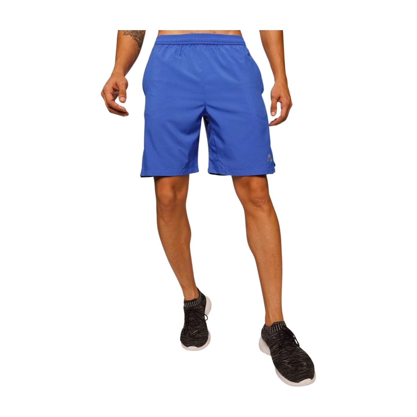 Men's Polyester Lightweight Athletic Quick Dry Gym Flow Workout Sports Shorts with Pockets-image-3