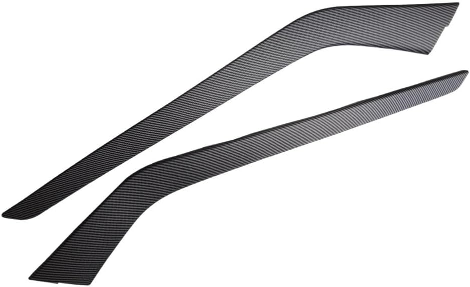 Carbar Center Console Side Trim Strips Compatible for Tesla Model 3 Y ABS Center Control Side Trim Car Interior Decoration Cover Sticker(Color:My Matte CF)