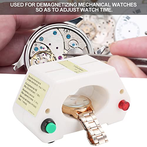 Demagnetizer, Professional Mechanical Wristwatch Demagnetizer Demagnetizing Watch Repairing Tool(US standard 115-230v)