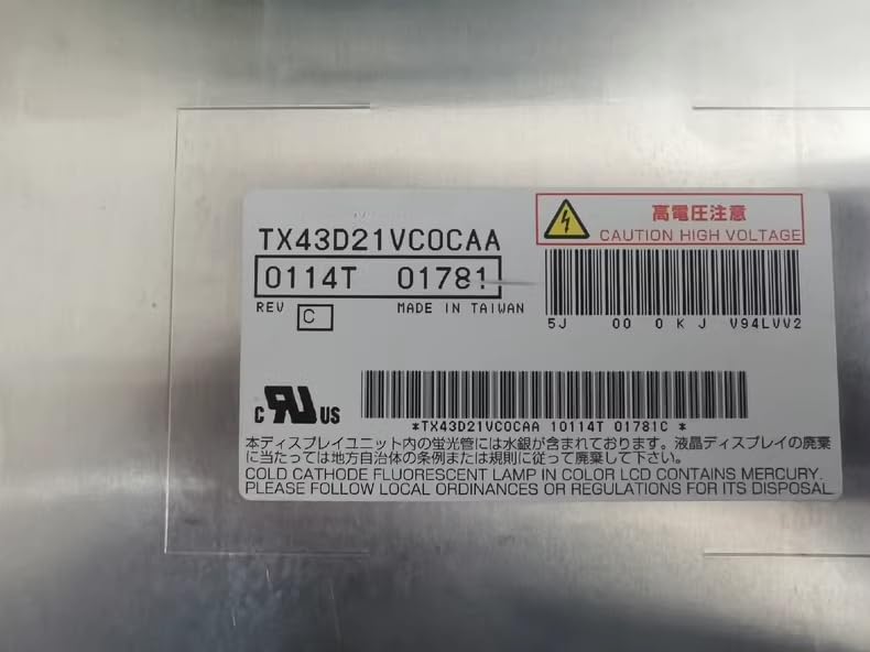 Image of LCD Display Screen Panel 17 inch TX43D21VC0CAA Spot Goods