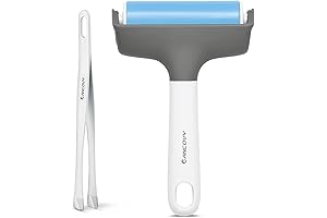 Gel Maker Brayer Roller, Tweezers & Mat Remover Blades for Cricut/Silhouette/Brother Cutting...