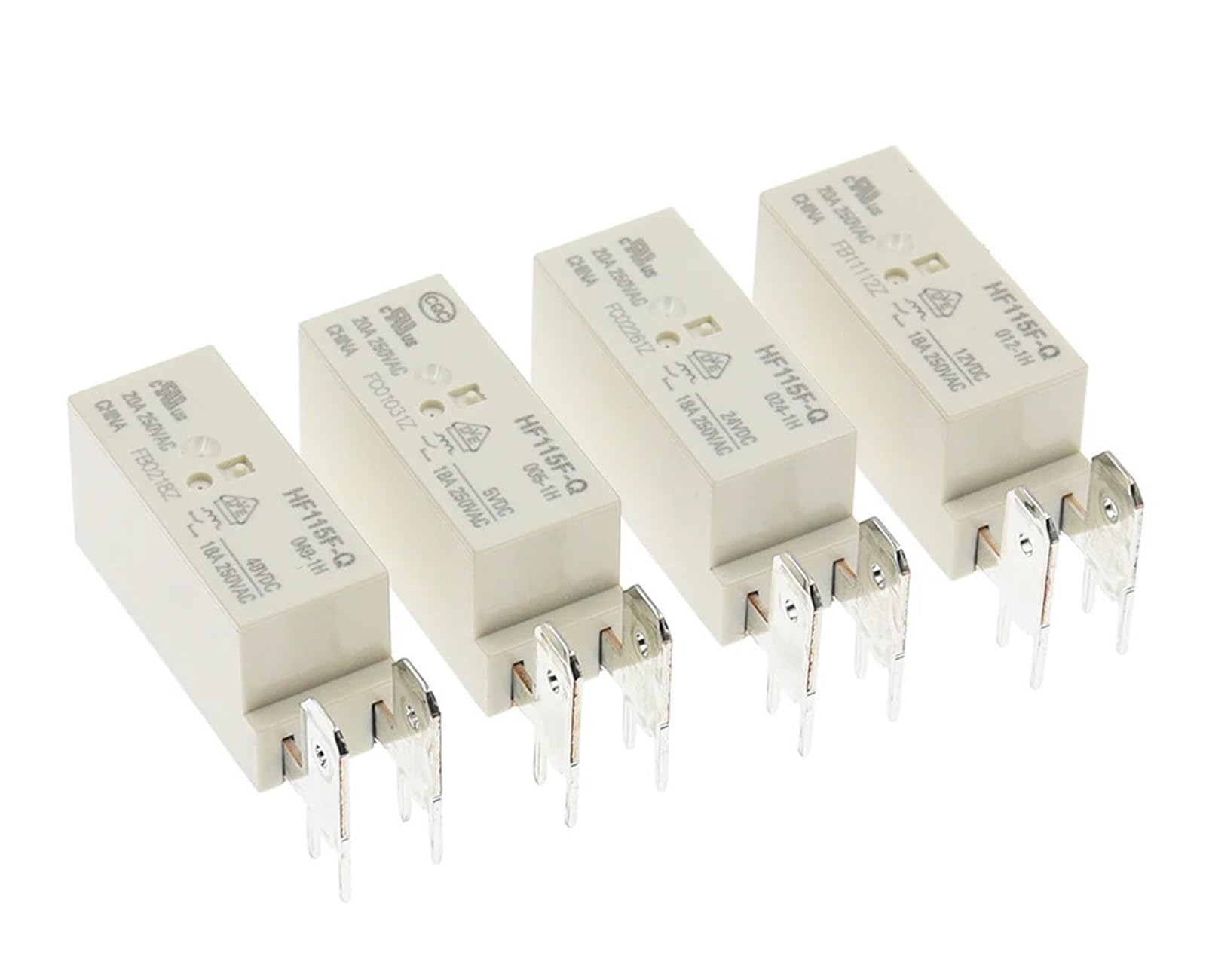 Relais HF115F-Q JQX-115F-Q commutation stable 18A pour circuit imprimé