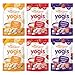 Happy Baby Organic Yogis Freeze Dried Yogurt and Fruit Snack 6 Piece Variety Pack