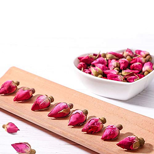 dried rose buds edible fragrant dried flowers for tea baking crafts potpourri - red rose buds 35oz