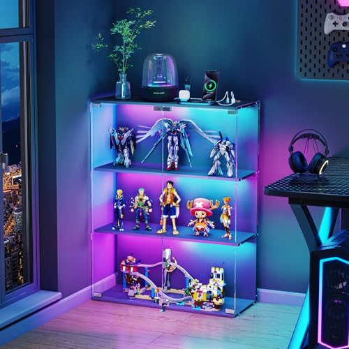 VersionTECH. Glass Display Cabinet