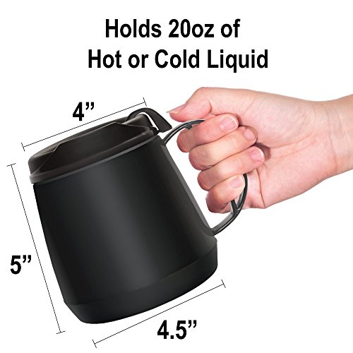 Rehabilitation Advantage Insulated Wide Body Mug (20Oz), Black #TOP2
