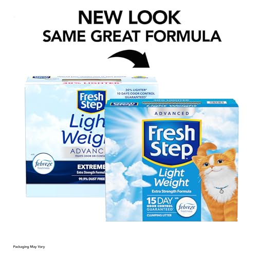 Fresh Step Light Weight Advanced Extreme Cat Litter with Febreze Freshness, Extra Strength Formula Clumping Litter, 25 lbs. (2 x 12.5 lb. Box) - Image 3