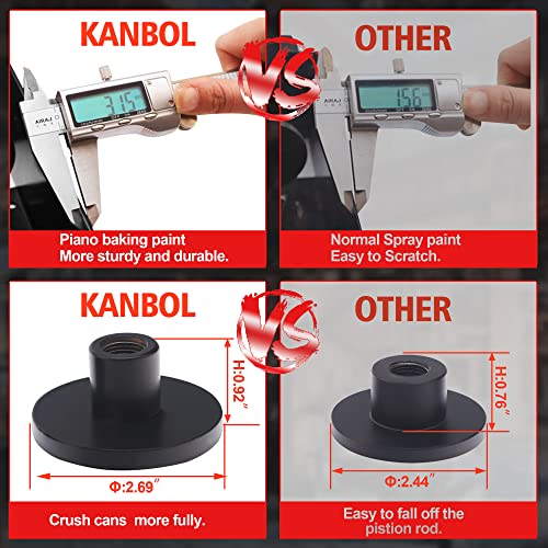 Kanbol Aluminum Air Can Crusher, Soda Beer Can Crusher For Recycling 12 Oz And 16 Oz Cans-Red… #TOP4