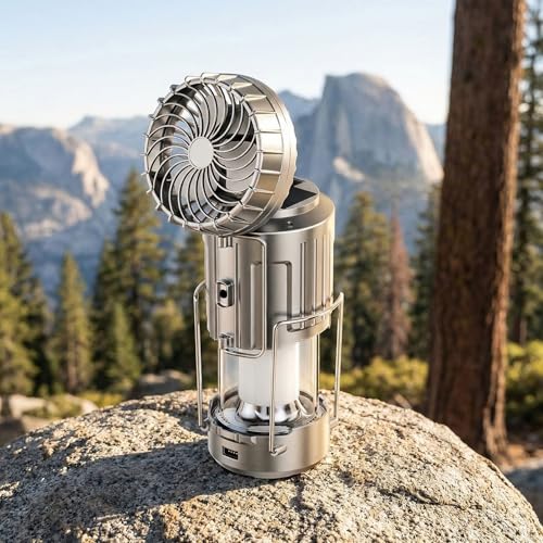 Lanterne de camping LED portable pliable avec lampe solaire - 8