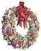 Caspari Wreath Die Cut Advent Calendar