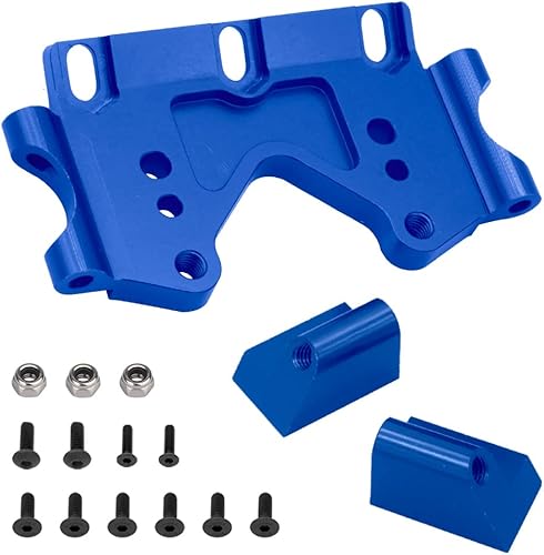 OGRC - Mamparo frontal de aluminio con tornillos de montaje, piezas de actualización para Traxxas Slash 2WD Rustler Stampede Bandit (repuesto de