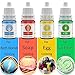 Food Coloring - 12 Color Vibrant Cake Food Coloring Set for Baking, Cooking, Decorating and Fondant - Upgraded Liquid Concentrated Icing Food Color Dye for DIY Treats and Crafts - .25 fl. oz. Each