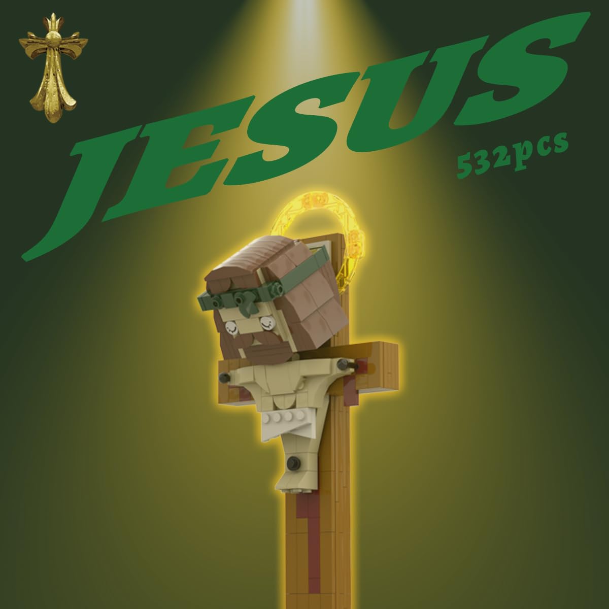 Amazon.com: HONLANCH Jesus Building Block Set(532pcs),Collect and