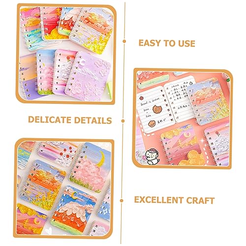 Carnet de notes ligné NUOBESTY avec papier de journal pour croquis à spirale