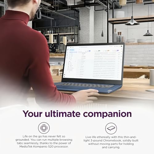 Chromebook Lenovo IdeaPad Slim 3 PC portable 14" bleu