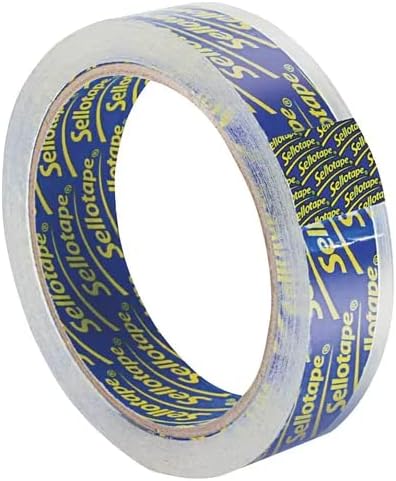 Sellotape Super Clear Tape Roll Extra-Sticky 24mmx50m Ref 1443855 [Pack of 6]
