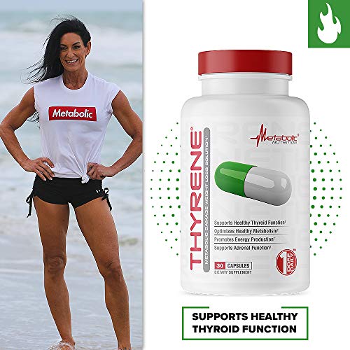 Metabolic Nutrition Thyrene Supplement, Organic Thyroid Support, Supplement & Metabolism Booster for Weight Loss Naturally, for Men & Women, 30 Count - Thumbnail 6