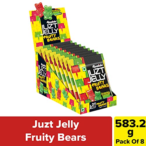 Image of Alpenliebe Juzt Jelly, Fruity Bears Pouch Pack, 540 Gram /583.2 Gram (Weight May Vary)
