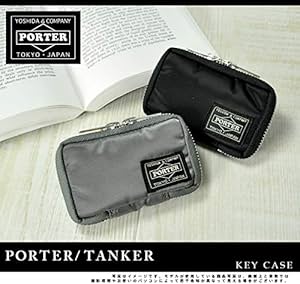 Amazon | (ポーター) PORTER キーケース [タンカー] 1.ブラック