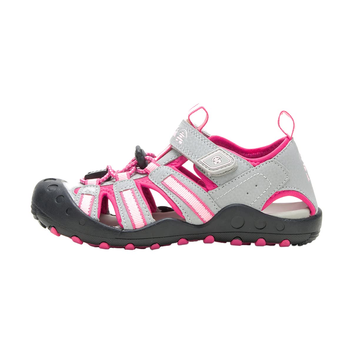 Kamik Girls' Crab Closed Sandals, Grey Pink Gpi, 2 UK