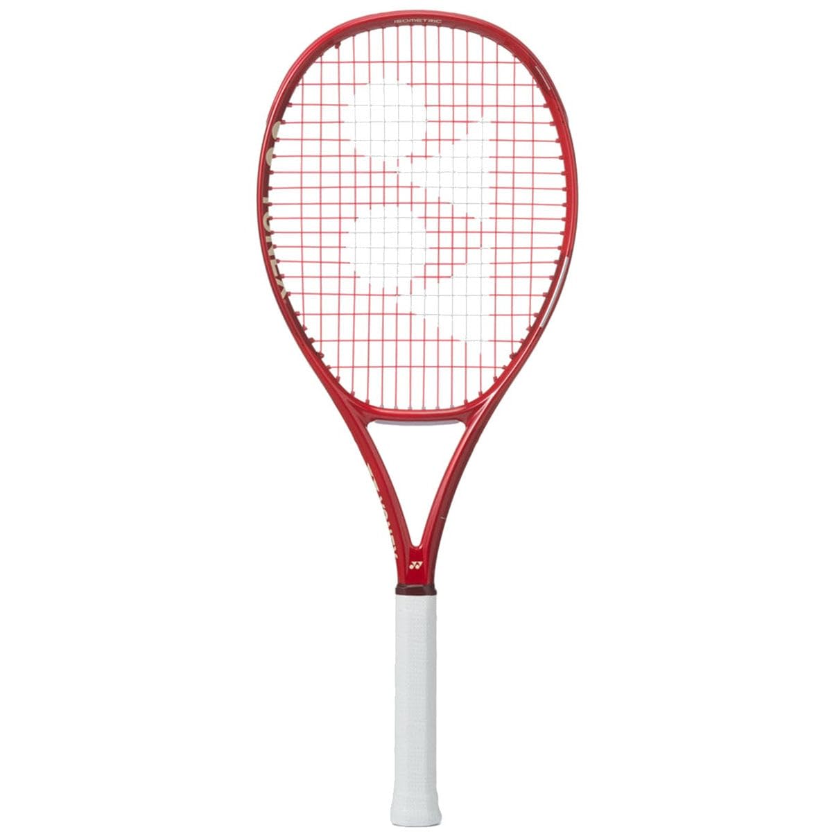 Yonex VCore Alpha 8th Gen Strung Tennis Racquet, Ruby Red (4 1/4