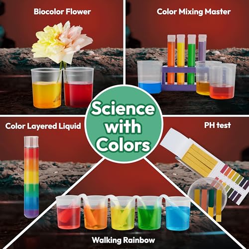 Klever Kits Amazing Science Kits- 85+ Experiments Educational Toys, STEM Activities with Erupting Volcano and Growing Crystal Tree for Kids Aged 6 7 8+ - Image 4
