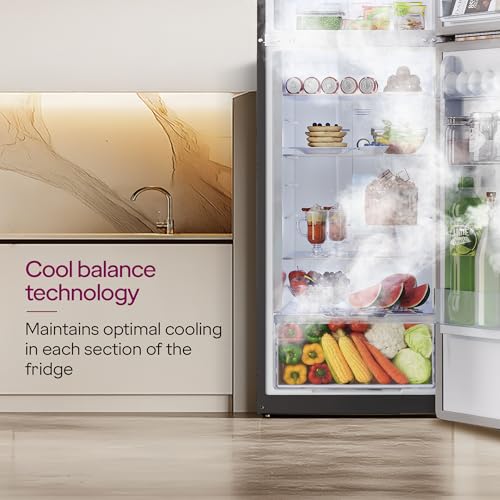 Image of Godrej 244 L 3 Star Wood Finish, 30 Days Farm Freshness, Frost Free Inverter Double Door Refrigerator (RT EONVOGUE 280C RI WT WD, Walnut Wood)
