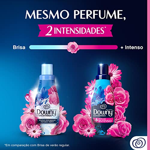 Downy Amaciante Concentrado Brisa Intenso Com Perfume Mais Intenso◊ Que Dura Por Mais Tempo* E Prote