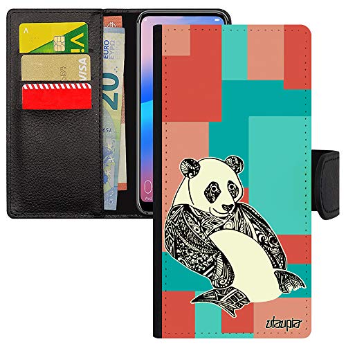 Coque Samsung Note 10 Lite Panda Cube noir design géométrique fabriqué en France