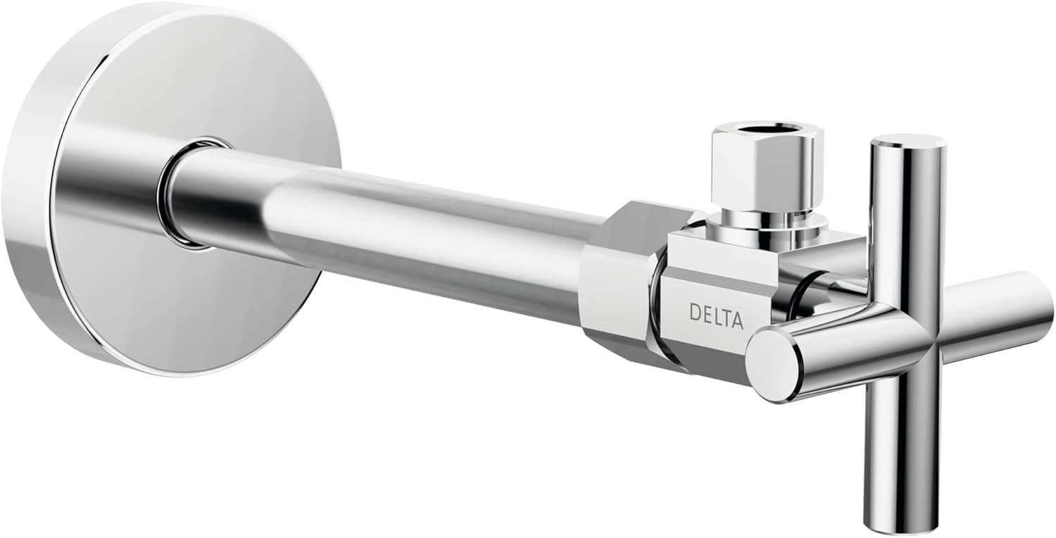 Delta DT022201 Angled Supply Stop Valve with Cross Handle - Less Supply Line - Champagne Bronze