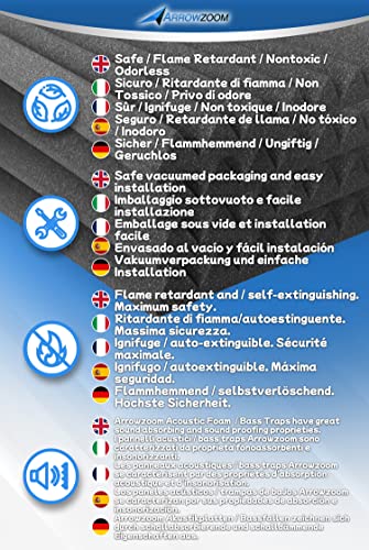 Arrowzoom 12 Pannelli Fonoassorbenti Cuneo Wedge