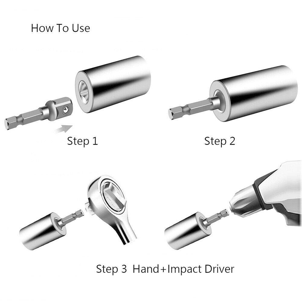 MACHSWON Universal-Steckschlüssel Set 11–32 Mm – Passt Auf Ratsche & Bohrmaschine