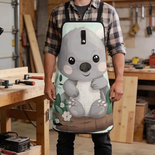 Delantal Koala ajustable con 8 bolsillos para hombre y mujer miniatura 5