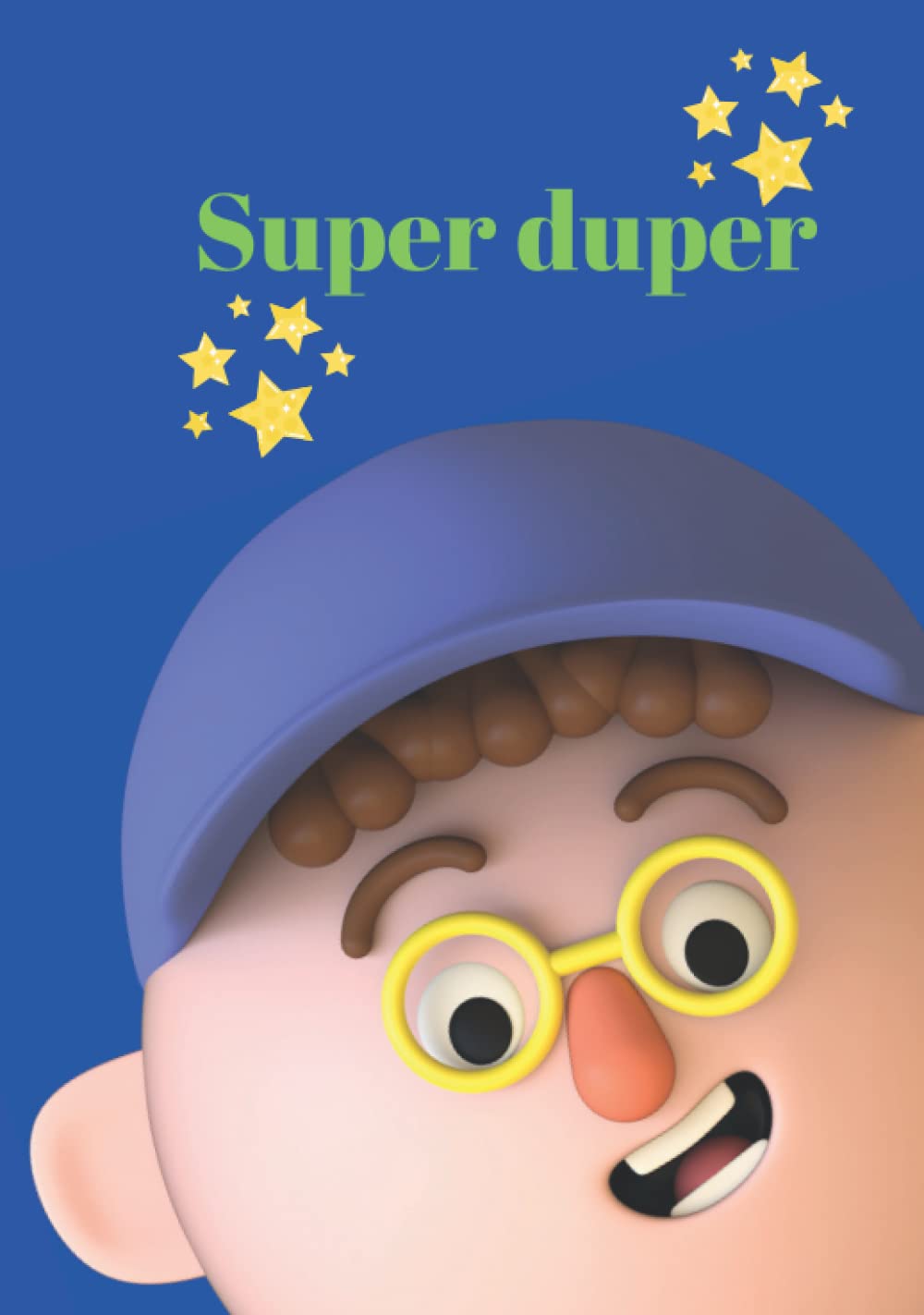 Super duper Notebook: Lined white paper/ 7x10 inch/ 200 page/ college ruled/ HARDCOVER