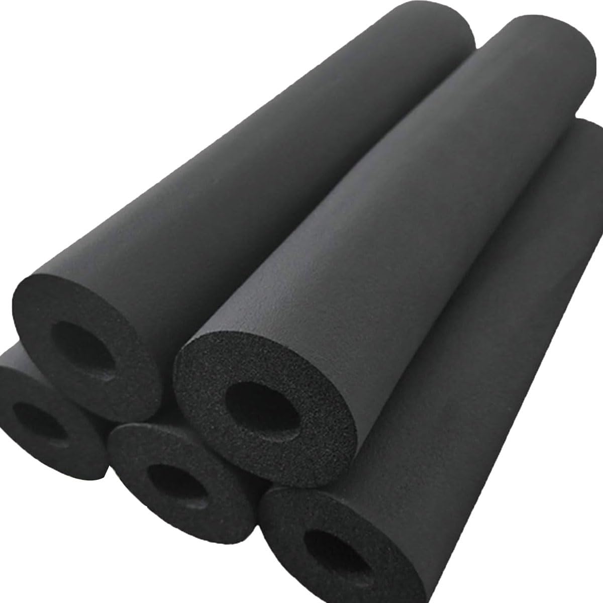 MObyat Pipe Insulation Foam for Roof Wall HVAC Duct Pipe Foam Hose Tube 6mm-110mm Id Thermal Insulation Cover Foam Insulation Lagging Fireproof/Waterproof/Flexible (Size : T20mm X ID110mm X L1.8M)