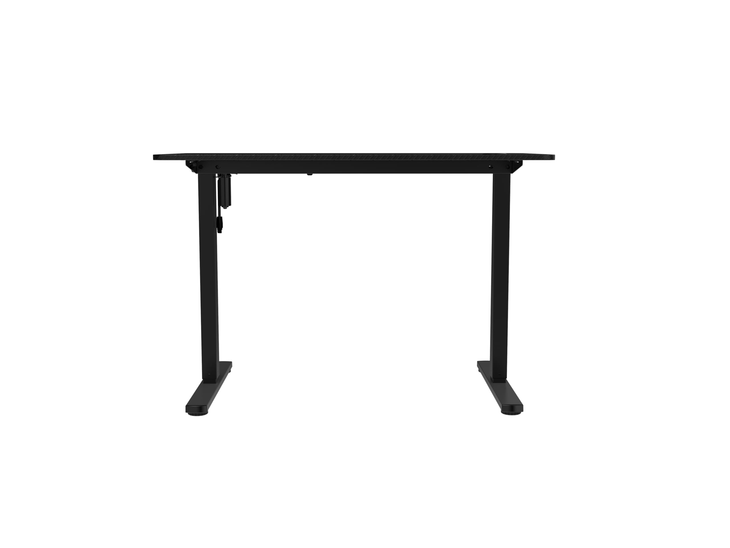 Mars Gaming MGD-ERGOPRO,Elektryczne Biurko z Regulacją Wysokości 73-118cm, Ergonomiczna Powierzchnia Włókna Węglowego, Metalowa, Uchwyt Słuchawki i Zarządzanie Kabli, Regulowany Stół 110x60cm,Czarny