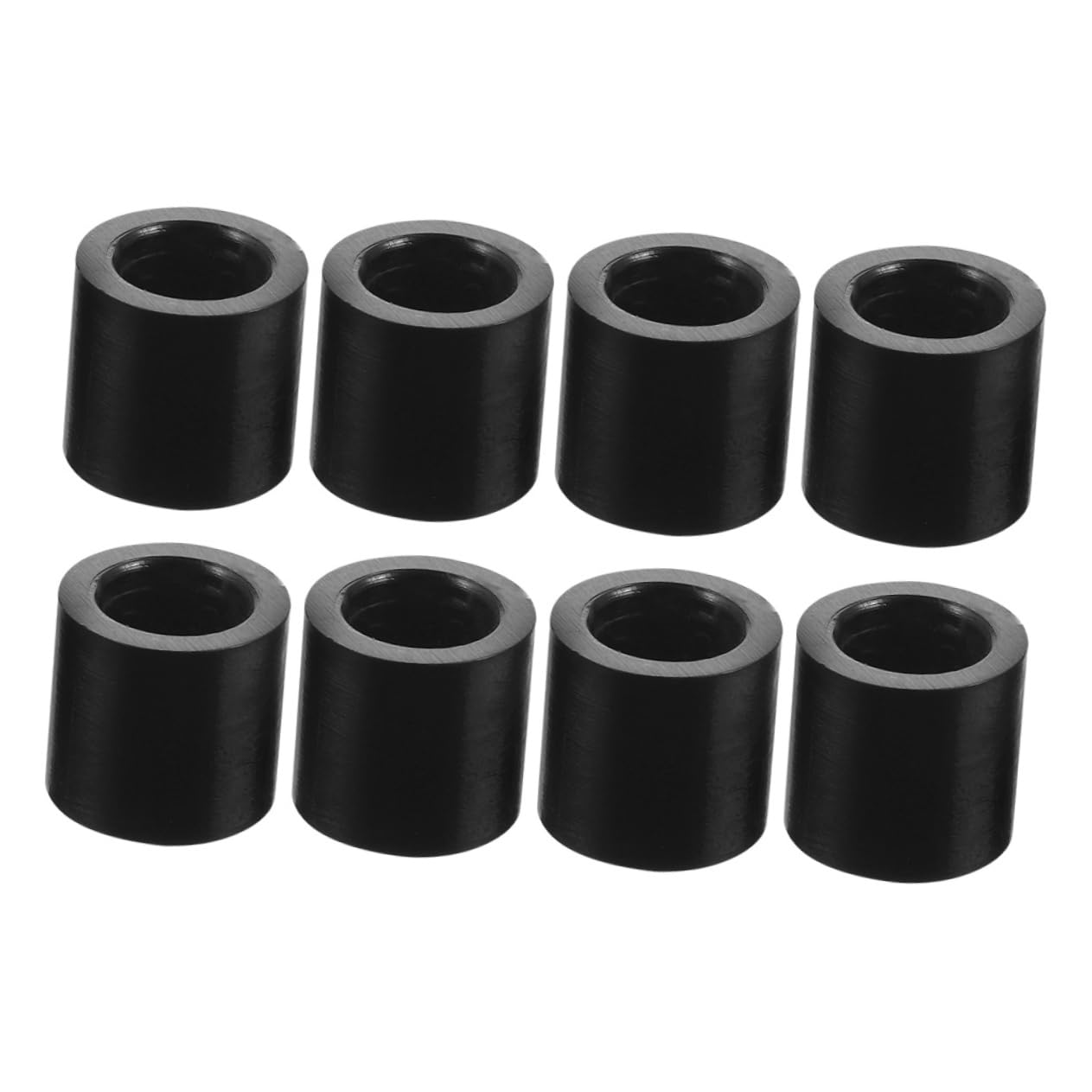 NAMOARLY 8Pcs Pool Ferrules Replacement Parts Durable Plastic Billiard Accessories Lightweight and Compact Design for Snooker and Pool Players Essential Billiard Supply